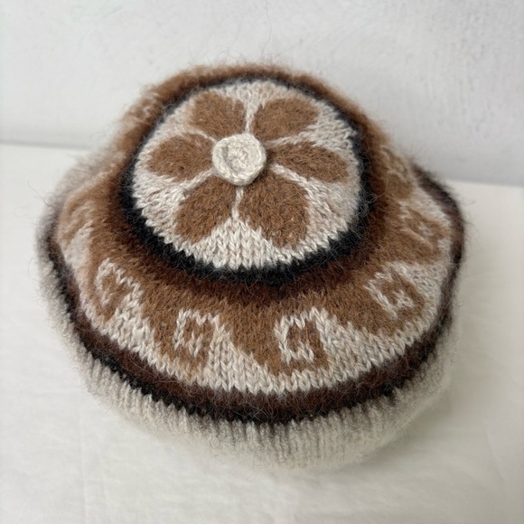 Albinaas Alpaca Other - NEW Children’s Kid’s Handmade Hand knit Alpaca Wool Beret Beanie Hat